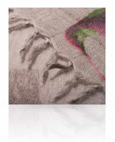 Палантин Женский W-VINTAGE.BIRD/BLUE